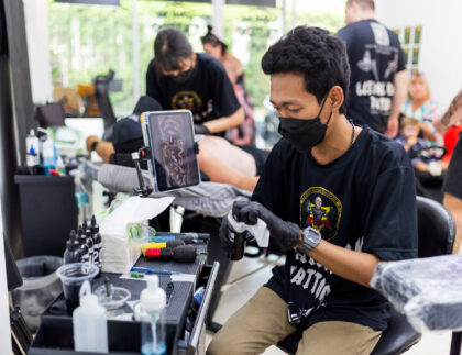 Lethal Ink Tattoo Interior, Phra Tamnak, Pattaya, 2025