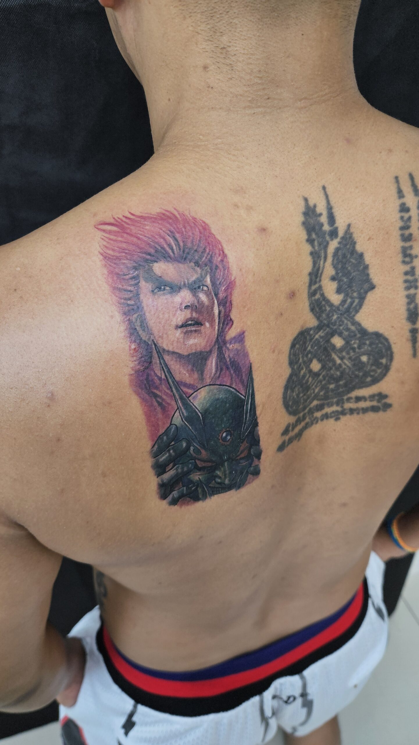 #火雲邪神, animated, color, portrait, back tattoo, Lethal Ink Tattoo, Phra Tamnak, Pattaya, 2025 #火雲邪神, animated, color, portrait, back tattoo, Lethal Ink Tattoo, Phra Tamnak, Pattaya, 2025