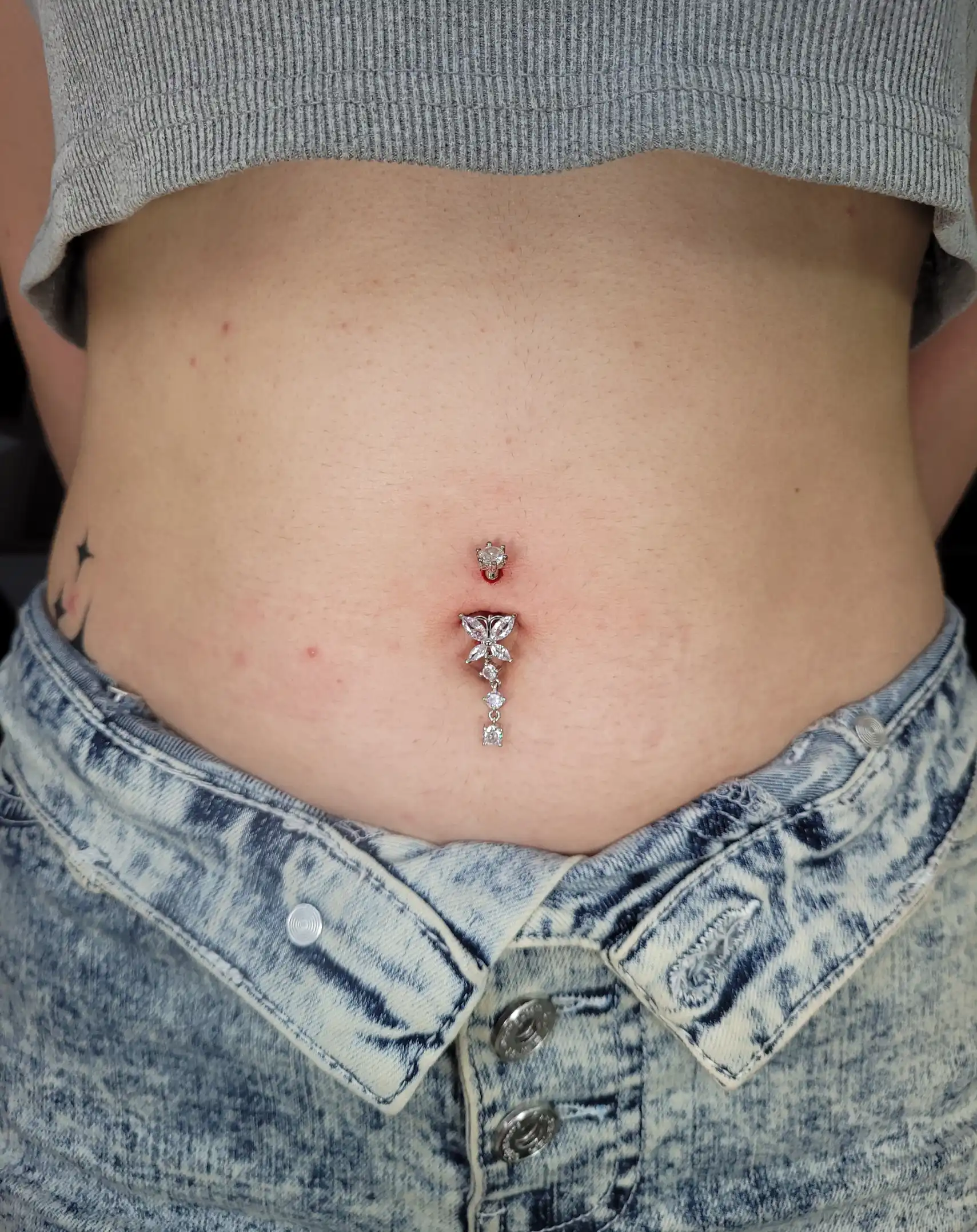 Minimal bird temporary tattoo on shoulder by Lethal Ink Tattoo, Pattaya (2026)