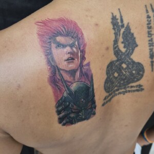 #火雲邪神, animated, color, portrait, back tattoo, Lethal Ink Tattoo, Phra Tamnak, Pattaya, 2025 #火雲邪神, animated, color, portrait, back tattoo, Lethal Ink Tattoo, Phra Tamnak, Pattaya, 2025