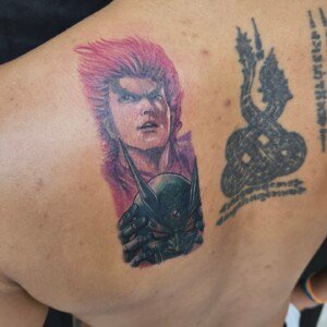 #火雲邪神, animated, color, portrait, back tattoo, Lethal Ink Tattoo, Phra Tamnak, Pattaya, 2025 #火雲邪神, animated, color, portrait, back tattoo, Lethal Ink Tattoo, Phra Tamnak, Pattaya, 2025