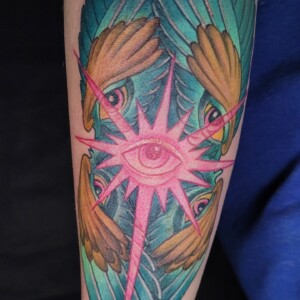 Color neo traditional eye tattoo by Sandy at Lethal Ink Tattoo, Pattaya. Sandy specializes in Neo Traditional, Color, Realism, Illustrative, and Black & Grey styles. Color neo traditional eye tattoo by Sandy, tattoo artist at Lethal Ink Tattoo, Pattaya (2025)